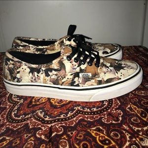 Limited edition ASPCA cat print vans